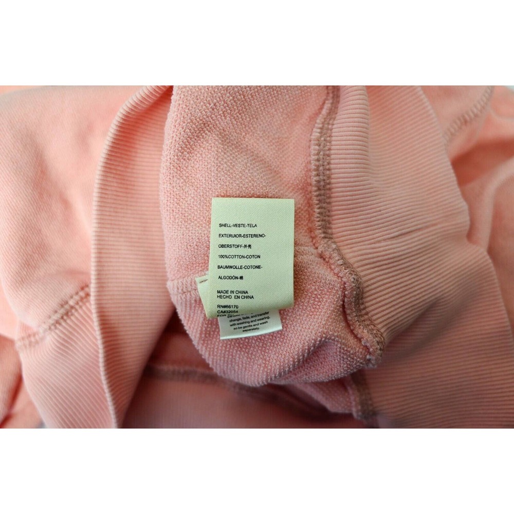 Free People Pink French Terry Pullover Open Back Crop Sweatshirt S Small - Picture 8 of 8